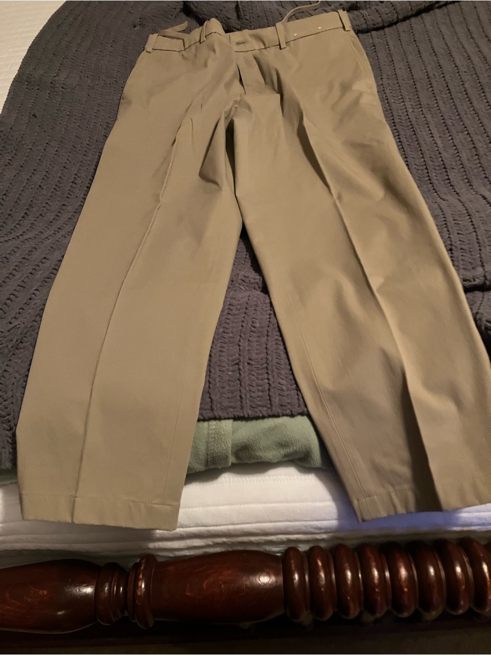 Uniqlo Men's Khaki Chinos - Light Tan